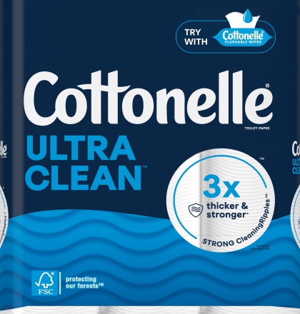 Cottonelle® ultra ulean toilet paper