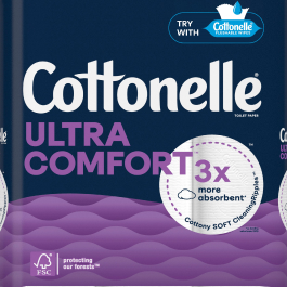 Cottonelle® Ultra ComfortCare® Toilet Paper 12 pack.